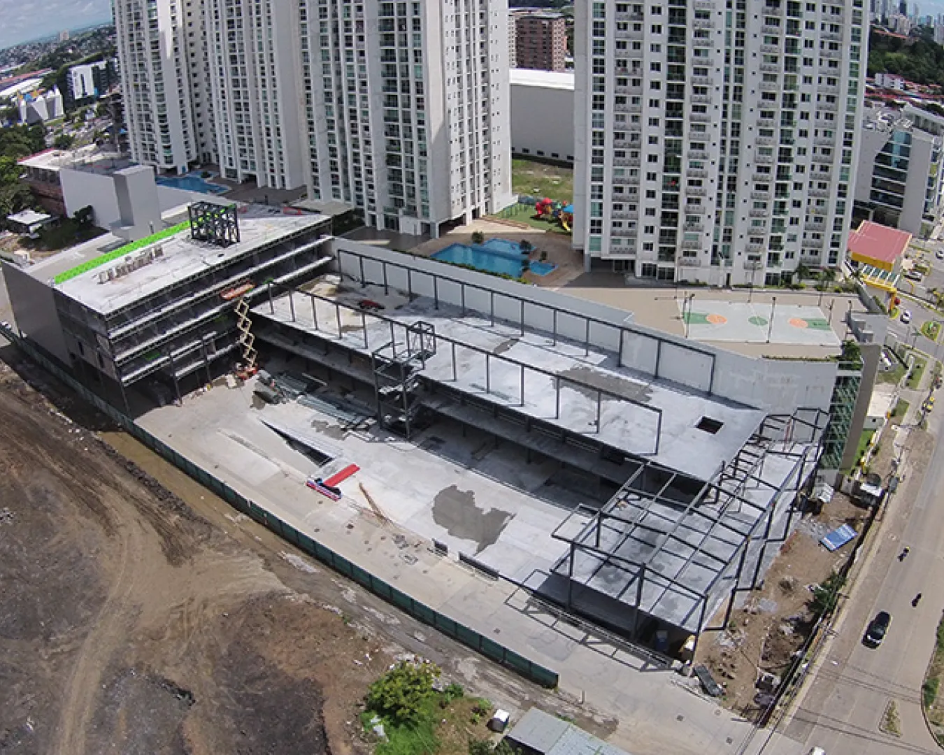 Warehouses, Parking, Malls