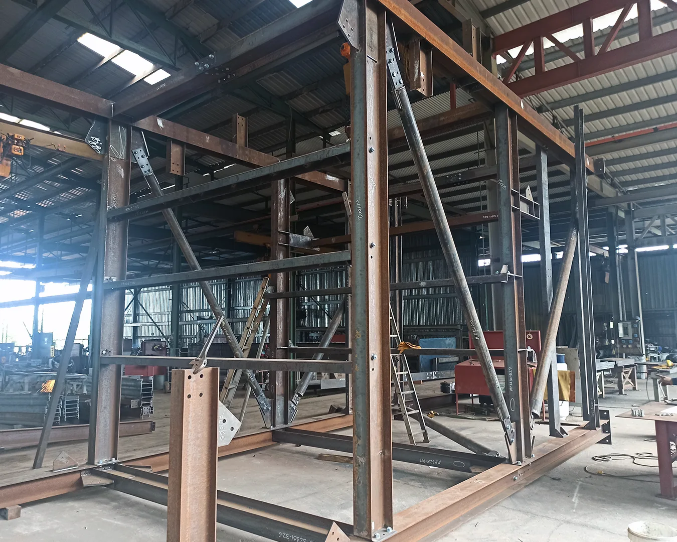 Metalwork to boilermaking and mine-specific structures